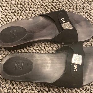 Chanel clog